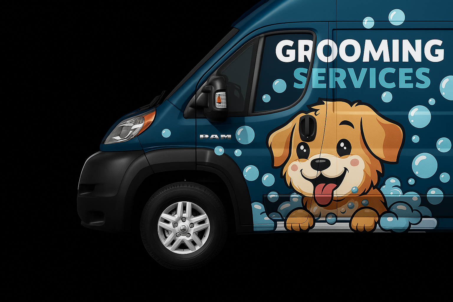 Van Promaster 2500 RAM - Peluquería Móvil